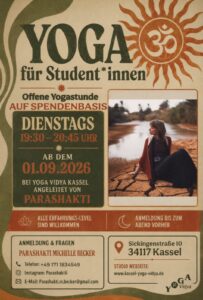 Yoga für Student*innen @ Yoga Vidya Kassel
